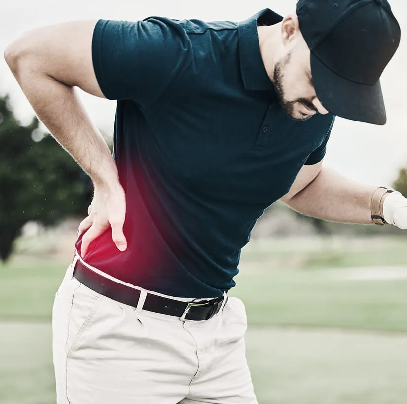 Golfer backpain