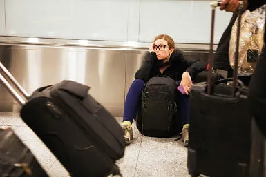 Waiting at airport