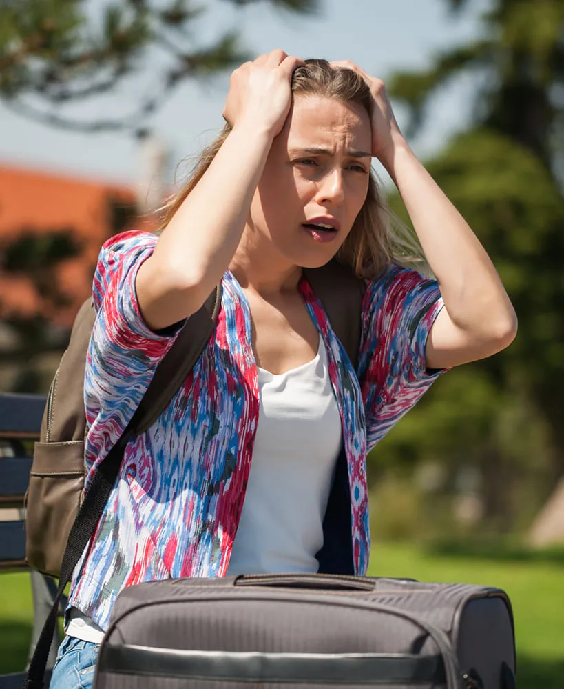 Woman lost personal effects